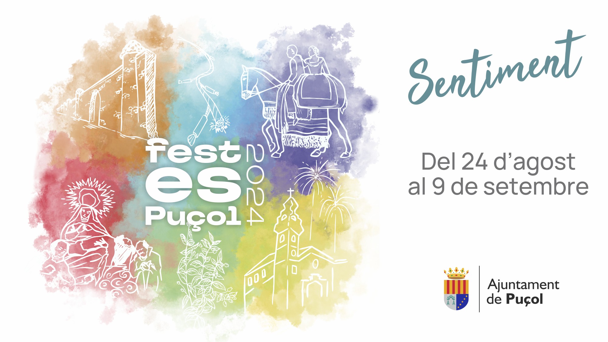 Fiestas patronales en honor a la Virgen al Pie de la cruz 2024 Puçol / Puzol
